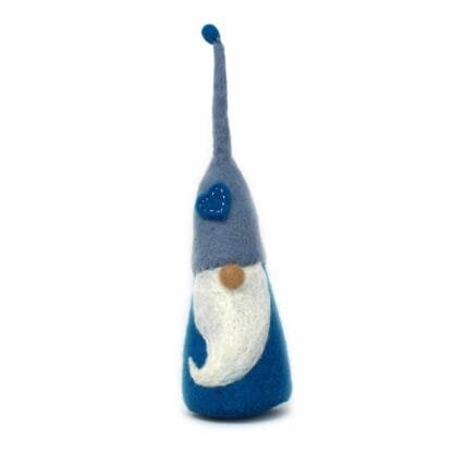 Winter Blues Felt Gnomes Trio, Set of 3 - Image 10