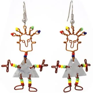 Tin Dancing Girl Earrings - Creative Alternatives