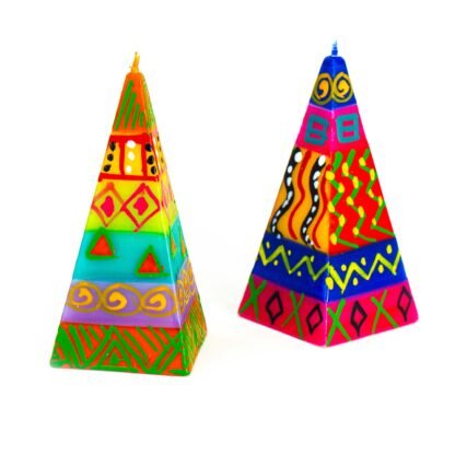 Pyramid Candles, Boxed Set of 2 (Shahida Design) - Image 2