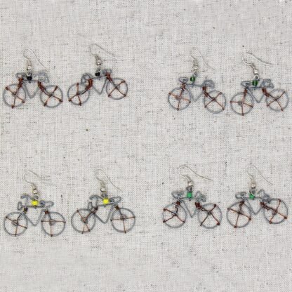 Wire Bicycle Earrings - Creative Alternatives - Image 4