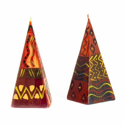 Pyramid Candles, Boxed Set of 2 (Bongazi Design) - Image 2