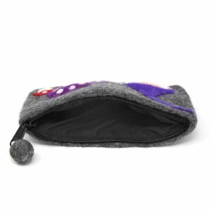 Hand Crafted Felt: Gnome and Mushroom Pouch - Image 3