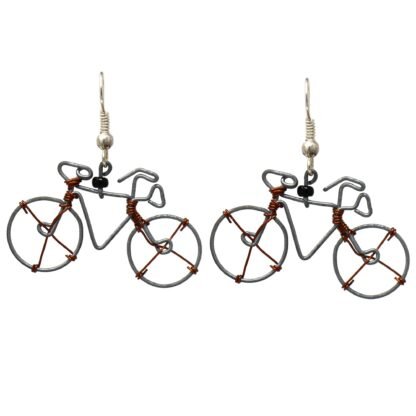 Wire Bicycle Earrings - Creative Alternatives