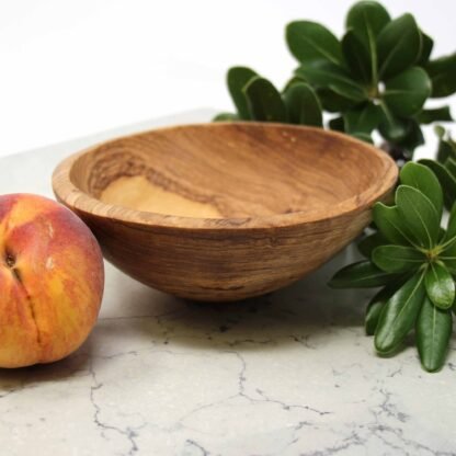 6-Inch Hand-carved Olive Wood Bowl - Jedando Handicrafts - Image 5