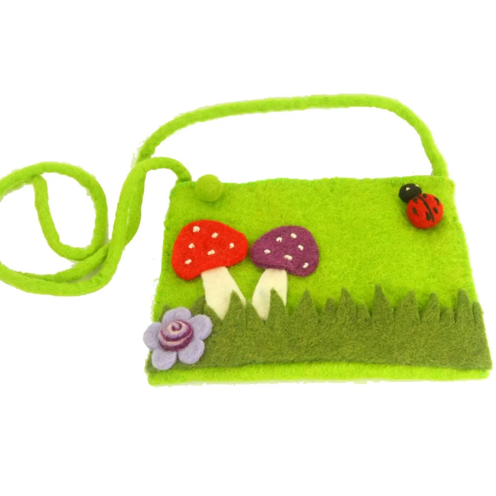 Felt Mushroom Purse - Global Groove (P) - Image 3