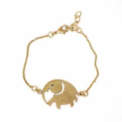 Elephant Brass Bracelet - Image 2