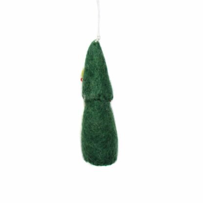 Christmas Ornament: Gnome, Green - Global Groove (H) - Image 2