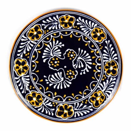 Handmade Pottery 8" Trivet or Wall Hanging, Blue - Encantada - Image 2