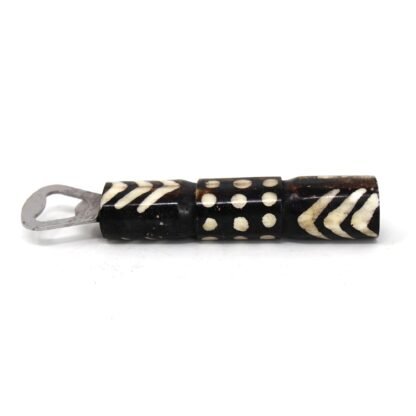 African Batik Bone Bottle Opener, Mixed Designs - Image 4