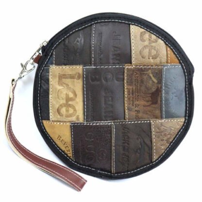 Jean Patch Round Wristlet - Image 2