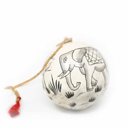 Handpainted Ornament Elephant - Pack of 3 - Image 3