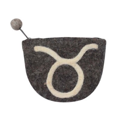 Felt Zodiac Taurus Clutch Purse - Image 3