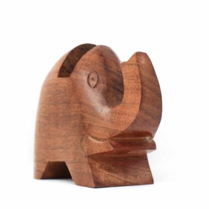 Elephant Eyeglass Acacia Wood Stand - Image 4