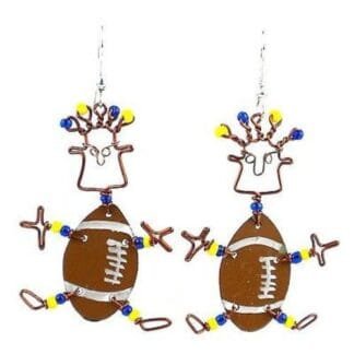 Dancing Girl American Football Earrings - Creative Alternatives
